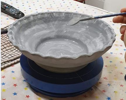 Step12 Creating process for handcrafted pottery