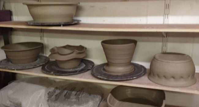 Step6 Creating process for handcrafted pottery